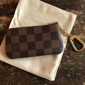 Louis Vuitton Damier Ebene Key Pouch (Never Used)